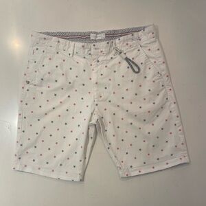 Cactus‎ Man Ricky Singh Size 32 White All over Print Shorts Stars